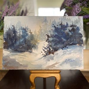 C. Scott original watercolor